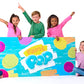 Paint Pop Paint Sticks For Kids - 20 Pack Assorted Colours & Fun Storage Tub - Twist & Paint, Mess-Free, Fast Drying Action, Easy Clean Up, Vibrant Colours, Multi-Surface