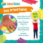 Paint Pop Paint Sticks For Kids - 20 Pack Assorted Colours & Fun Storage Tub - Twist & Paint, Mess-Free, Fast Drying Action, Easy Clean Up, Vibrant Colours, Multi-Surface