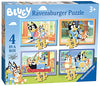 Ravensburger Bluey Toys - 4 in Box Jigsaw Puzzles for Children Age 3 Years Up - 12, 16, 20, 24 Pieces for Kids