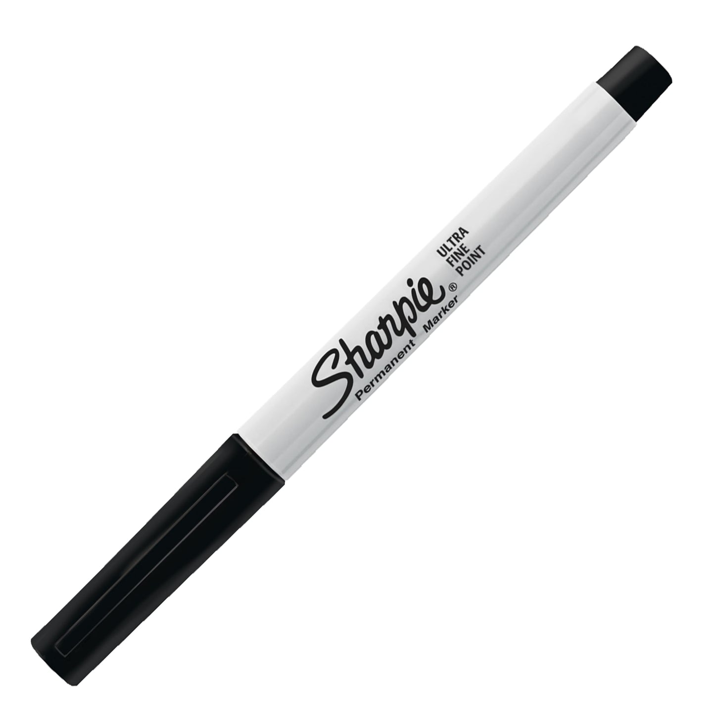 Sharpie Permanent Markers | Ultra Fine Point for Precise Marks | Black Ink | 2 Marker Pens