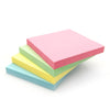 400 Pastel Sticky Notes (76x76mm) - Colourful Removable Adhesive Memo Pads in Blue, Pink, Green, Yellow | Set of 4 Pads (100 Sheets Each) | Office, Home & School Use - 4 Packs