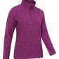 Mountain Warehouse Snowdon Womens Fleece Top - Warm Pullover, Lightweight Sweater, Half Zip, Breathable Ladies Tee, Quick Drying - For Spring Summer, Walking, Travelling Grape Women's Size 12