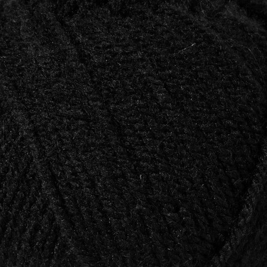 Utopia Crafts DK Double Knitting Yarn, 100g (Black)