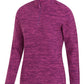 Mountain Warehouse Snowdon Womens Fleece Top - Warm Pullover, Lightweight Sweater, Half Zip, Breathable Ladies Tee, Quick Drying - For Spring Summer, Walking, Travelling Grape Women's Size 12