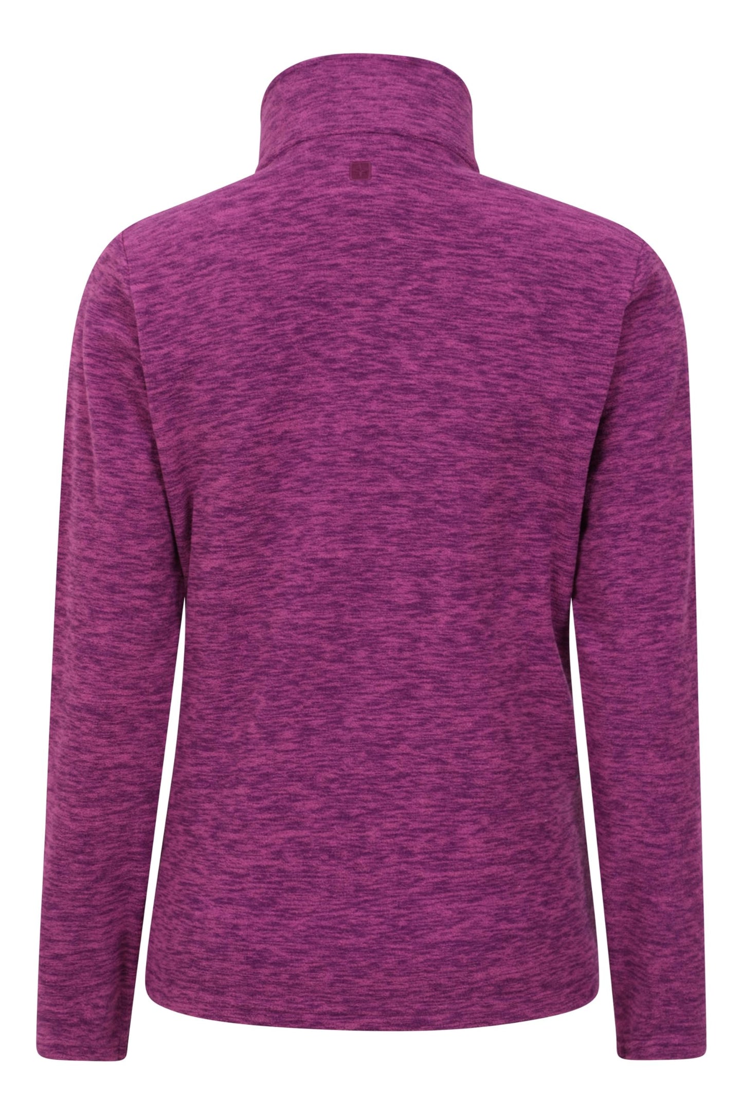 Mountain Warehouse Snowdon Womens Fleece Top - Warm Pullover, Lightweight Sweater, Half Zip, Breathable Ladies Tee, Quick Drying - For Spring Summer, Walking, Travelling Grape Women's Size 12