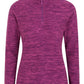 Mountain Warehouse Snowdon Womens Fleece Top - Warm Pullover, Lightweight Sweater, Half Zip, Breathable Ladies Tee, Quick Drying - For Spring Summer, Walking, Travelling Grape Women's Size 12