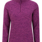 Mountain Warehouse Snowdon Womens Fleece Top - Warm Pullover, Lightweight Sweater, Half Zip, Breathable Ladies Tee, Quick Drying - For Spring Summer, Walking, Travelling Grape Women's Size 12